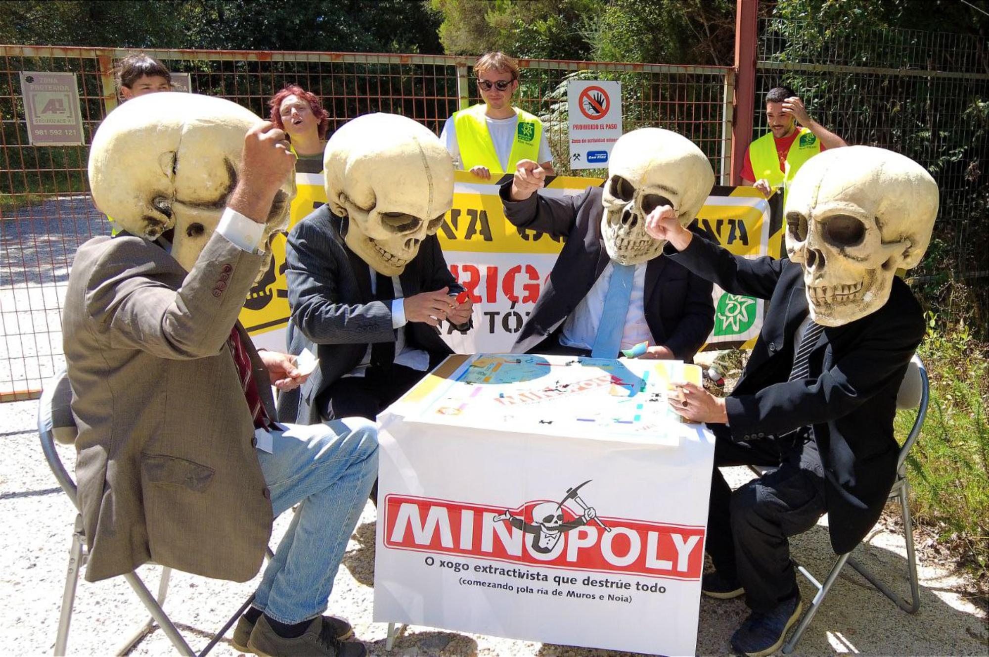 Denuncia de Ecologistas en Acción en la mina de San Finx, Lousame (Galicia, julio de 2023)